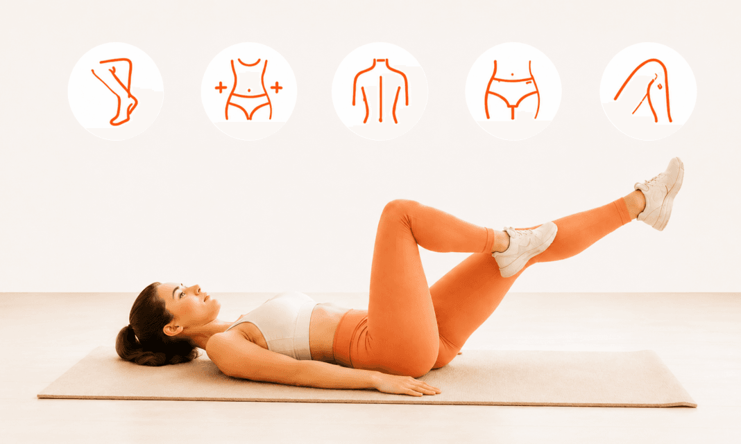 5 Lying Down Exercises That Slim Your Legs, Waist, Back, Hips & Inner Thighs