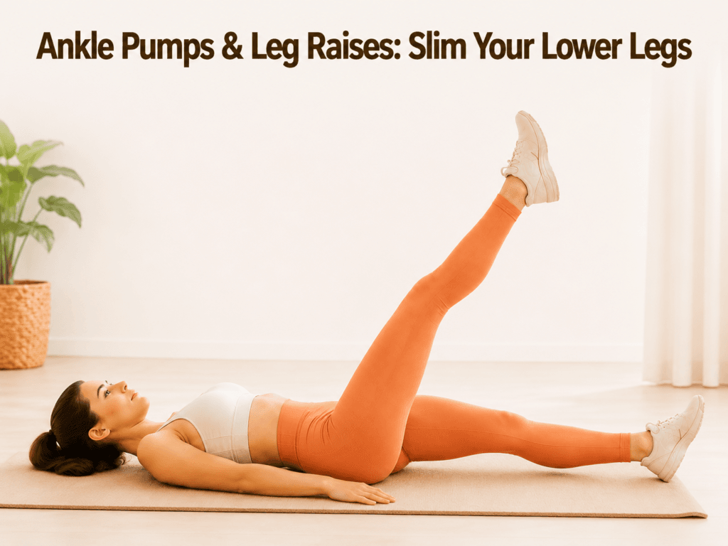 Exercise 1 — Ankle Pumps & Leg Raises: Slim Your Lower Legs