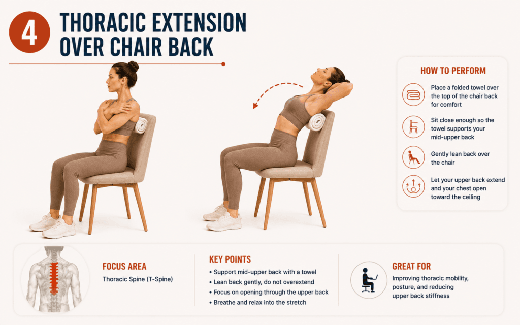 Thoracic Extension Over Chair Back