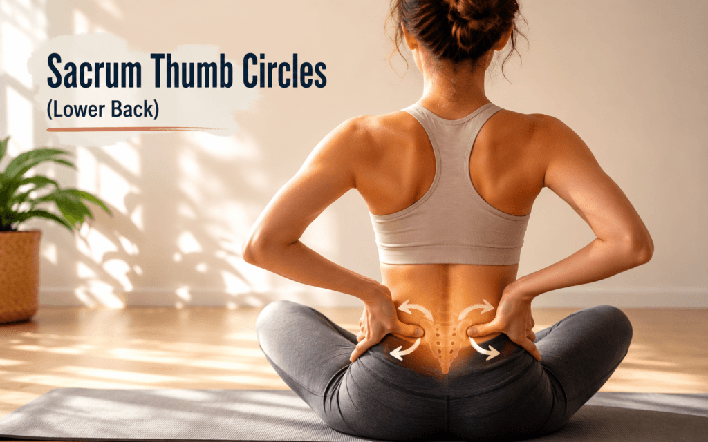 Sacrum Thumb Circles (Lower Back)