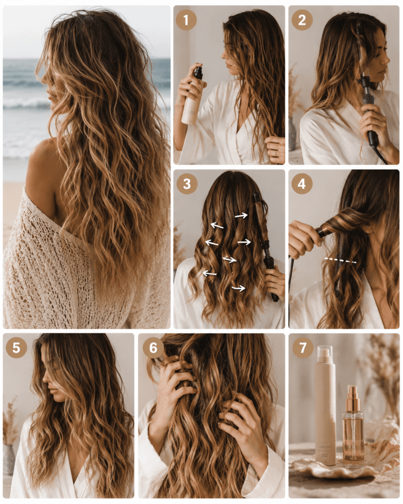 How to Get Beach Waves 2.0 at Home — Step by Step