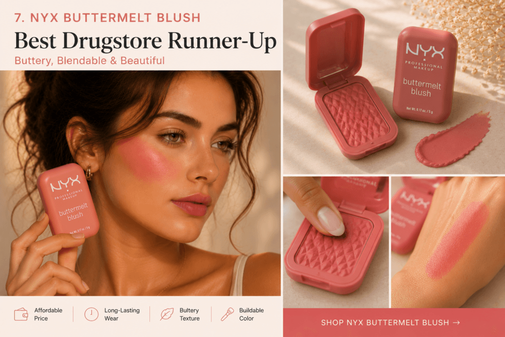 NYX Buttermelt Blush — Best Drugstore Runner-Up