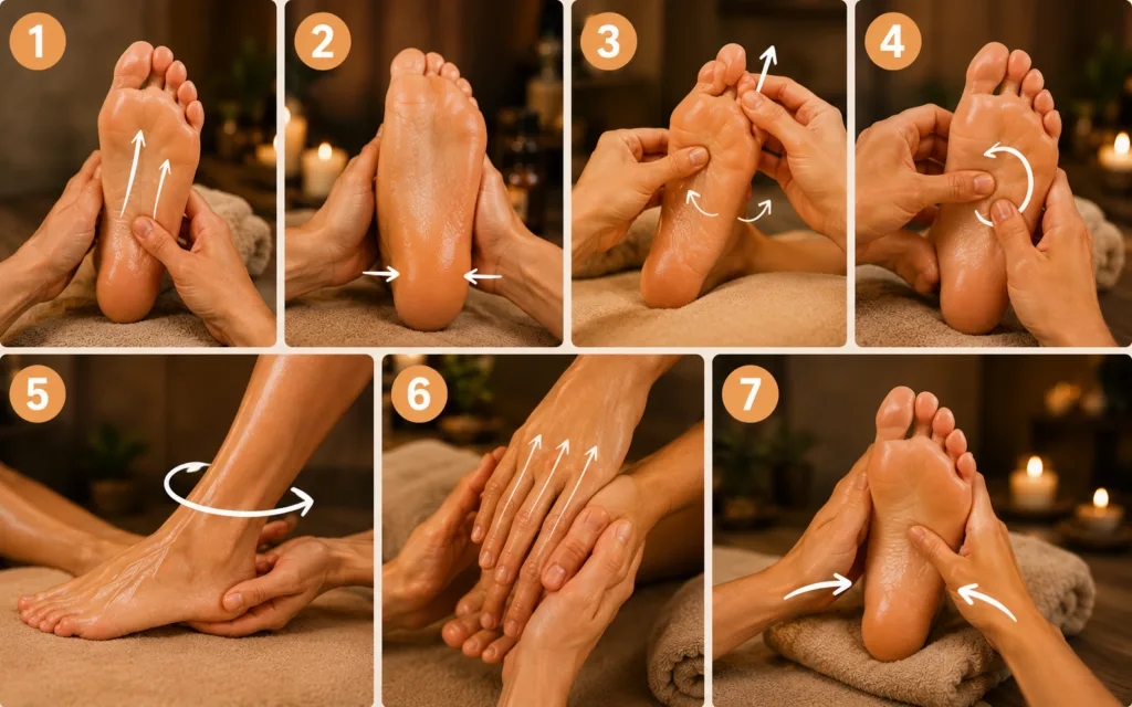 7 Foot Massage Techniques to Try Tonight