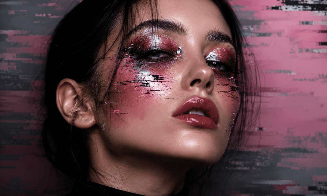 Glitchy Glam Makeup: The Intentionally Imperfect Beauty Trend of 2026