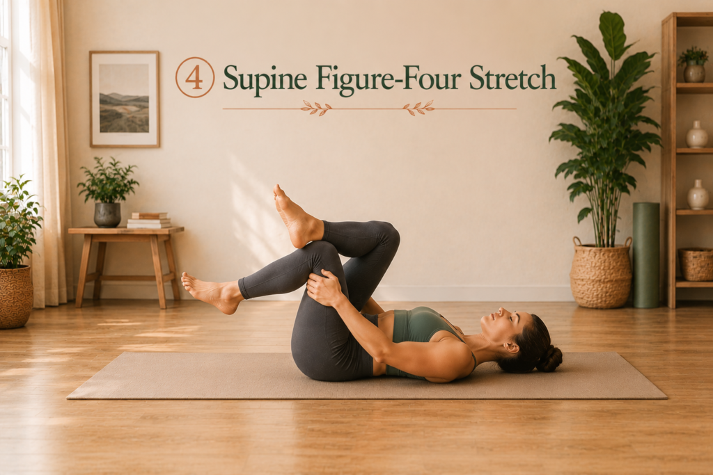 Supine Figure-Four Stretch