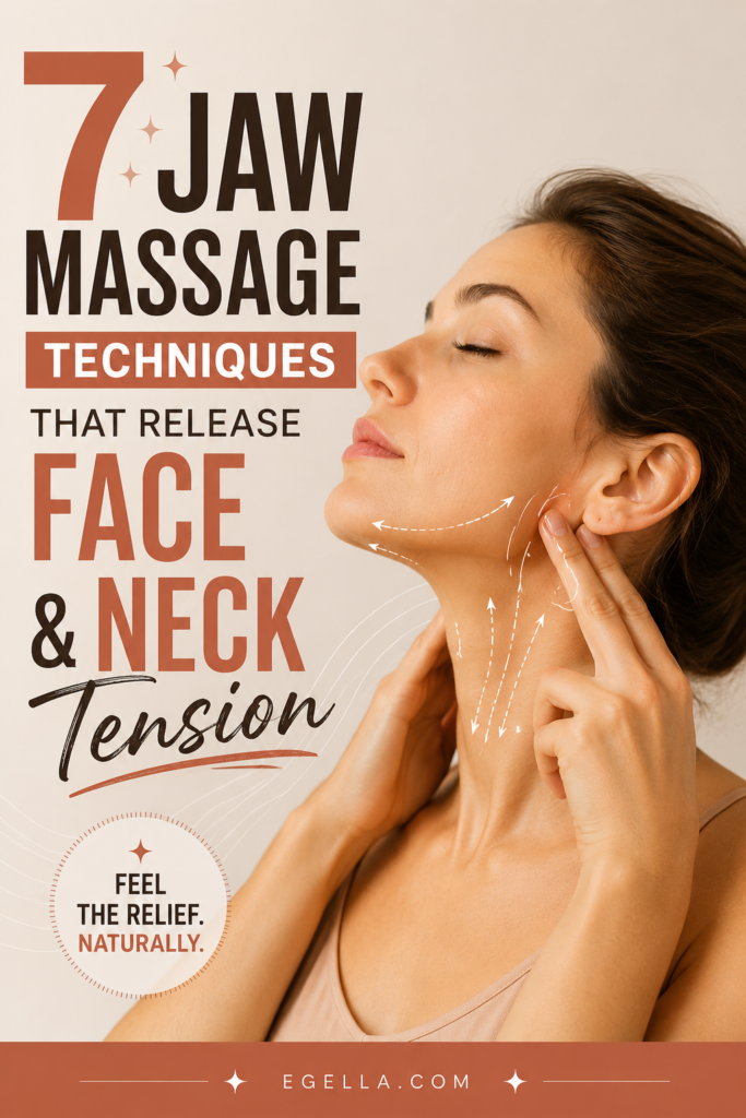 7 Jaw Massage Techniques That Release Face and Neck Tension