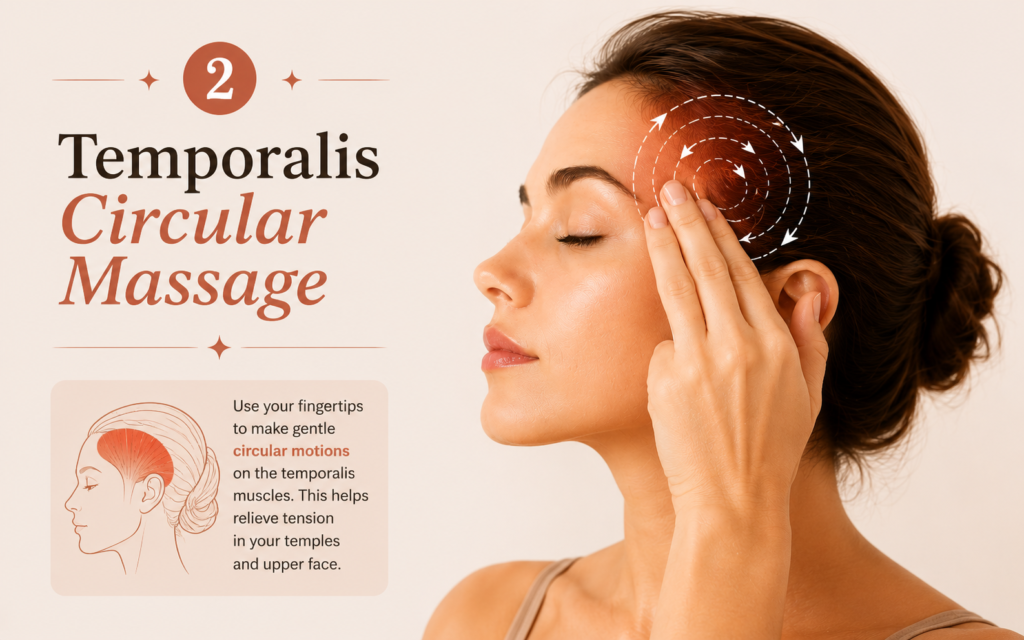 Temporalis Circular Massage