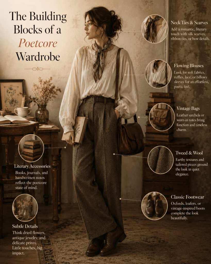 The Building Blocks of a Poetcore Wardrobe