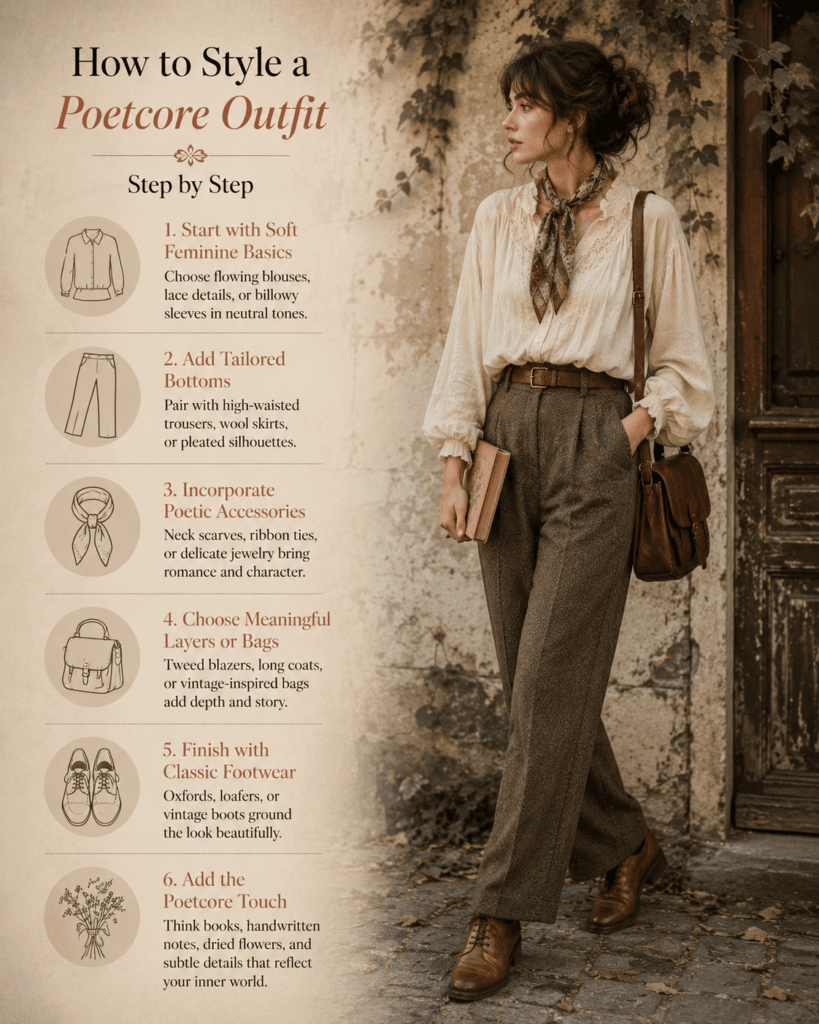 How to Style a Poetcore Outfit — Step by Step