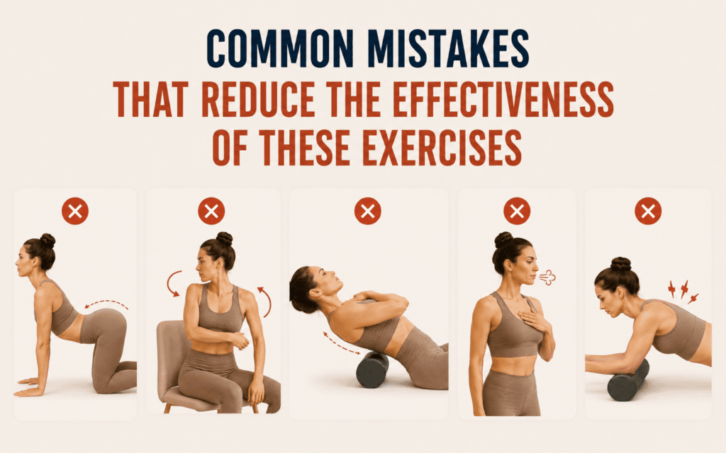Common Mistakes That Reduce the Effectiveness of These Exercises