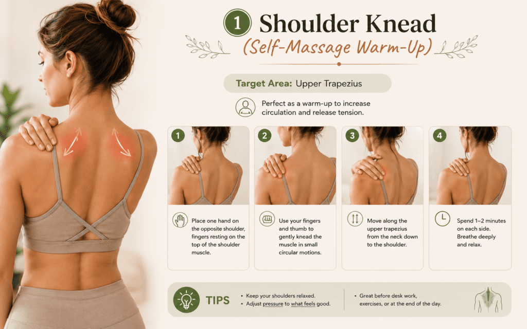 Shoulder Knead (Self-Massage Warm-Up)