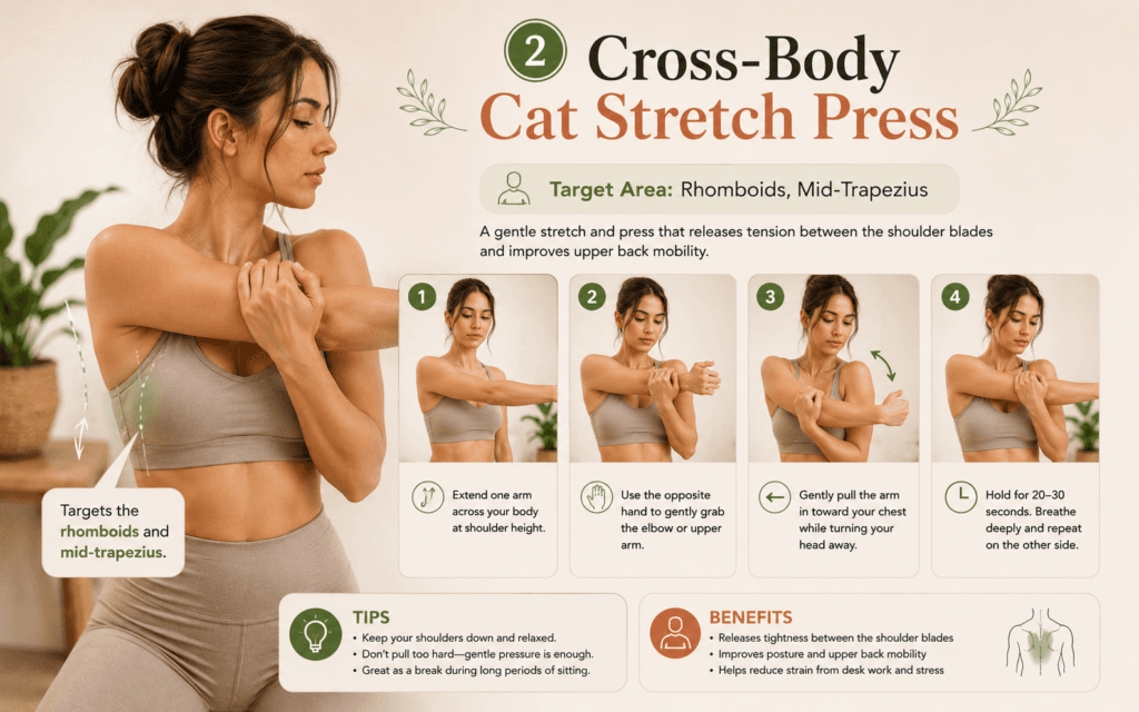 Cross-Body Cat Stretch Press