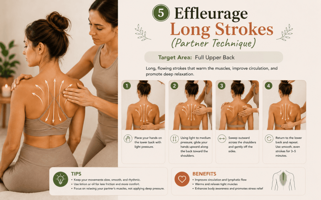 Effleurage Long Strokes (Partner Technique)